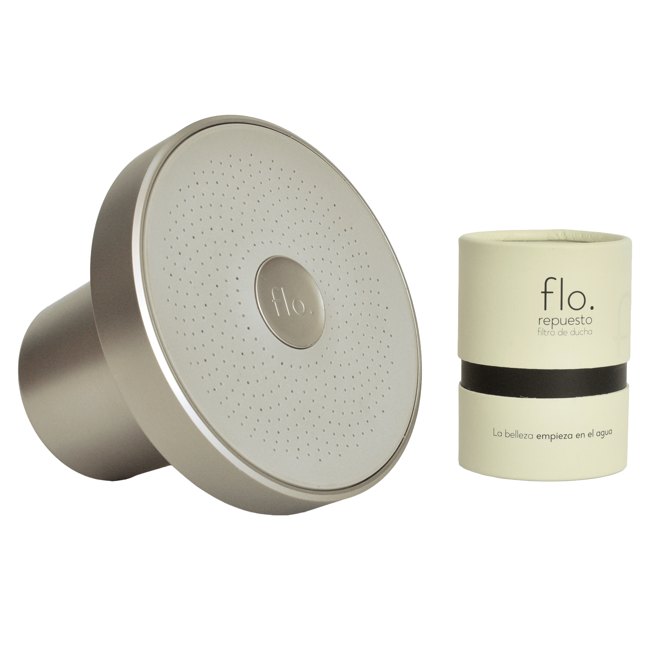 Pack Ducha Fija + Repuesto flo.